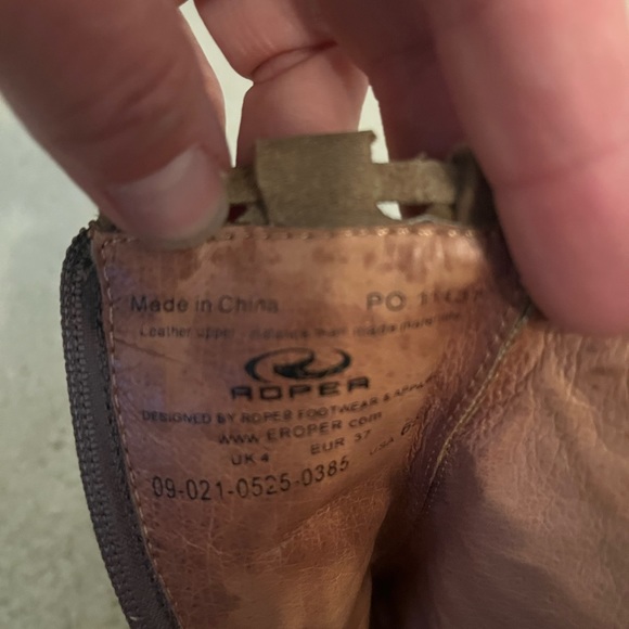 Roper embroidered fashion boots - Picture 3 of 6